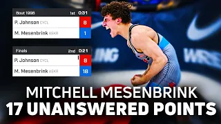 Mitchell Mesenbrink Scored 17 Unanswered Points To TECH Paniro Johnson At The 2022 US Open