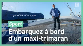 Arkéa Ultim Challenge : Armel Le Cléac'h vous fait visiter son bateau géant, Banque Populaire XI