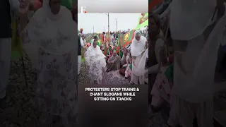 Indian Farmers Block Train Tracks Amid Protests | Subscribe to Firstpost