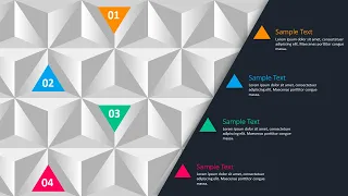 Create 3D Triangle Geometric Slide Design in PowerPoint