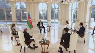 Интервью Президента Азербайджанской Республики Ильхама Алиева местным телеканалам