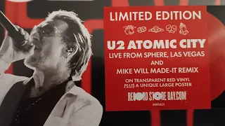 Now Spinning RSD U2 Atomic City Live From Sphere Las Vegas (10" Red Vinyl w/Poster)