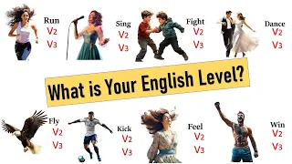 What’s your English level? Take this test! || Self Test ||  Action Verbs