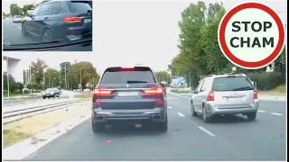 BMW przejeżdża tuż przed maską i reakcja na klakson #1243 Wasze Film