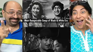 Top 100 Most Recognizable Songs Of Black & White Era 😍| Gajab Reactions ✨!