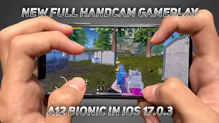 iPhone XS PUBG Mobile New Full Handcam Gameplay 🔥 | iOS 17.0.3 PUBG/BGMI TEST After Update 😍