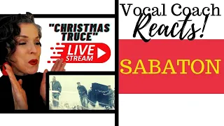 LIVE REACTION SABATON - Christmas Truce | Vocal Coach Reacts & Deconstructs