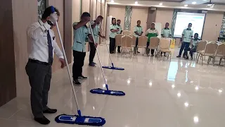 Pelatihan cleaning untuk office boy rumah sakit