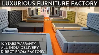 Buy Luxurious Sofa set, Double Bed & Furniture Items Direct from Furniture Factory #furnituremarket