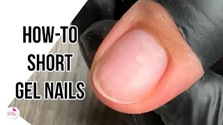 How To Apply Gel On Short Nails