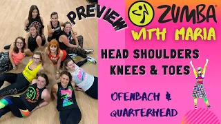 Head Shoulders Knees & Toes - ZUMBA® Fitness - choreo by Maria - warm up - preview