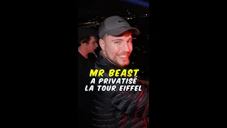 MrBeast a privatisé la Tour Eiffel pour y faire des dingueries 🔥 ! #shortsvideo #mrbeast #toureiffel