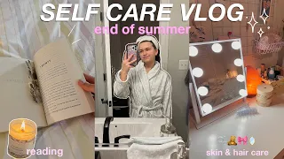 END OF SUMMER ROUTINE | relaxing & self-care