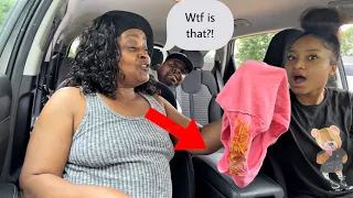 LEAVING DIRTY UNDERWEAR IN THE CAR PRANK ON MY UNCLE AND GRANNY 😬🤢