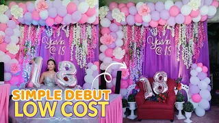 Very Easy Debut Decoration Ideas using Balloons | Birthday Decoration Ideas at Home | BALLOON DECOR