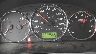 Разгон до 100 на бензине 92 Mazda MPV 2005 двигатель V6 3.0 АТ