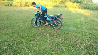 Rolling burnout ( 110cc bike)