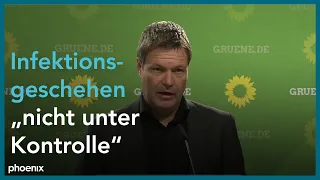 Grüne: Pressekonferenz von Parteichef Robert Habeck (07.12.20)