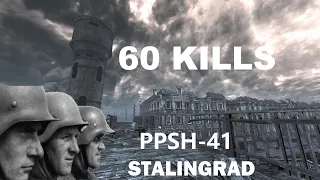 60 Kills with The Melting SMG (PPSH-41) in Train Station of Stalingrad | Red Orchestra 2