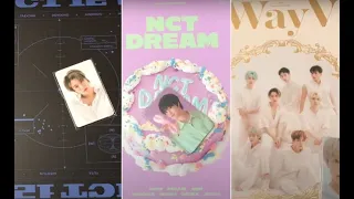 unboxing nct 127, nct dream, wayv 2021 seasons greetings