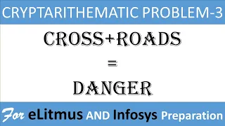 Cryptarithmetic Problem-4||Best Explaination Ever || CROSS+ROADS=DANGER