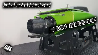Updated Nozzle with Ride Plate | Mini 3D Printed RC Jet Boat