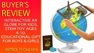 Review Interactive Ar Globe For Kids, Stem Toy Ages 4-10, Educational Gift For Boys & Girls