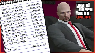 $2.5m in 30 Mins SOLO | GTA Billionaire's Daily Routine to Stay Loaded!