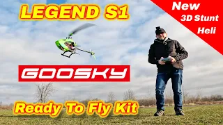 Goo-Sky Legend S1 RC Helicopter RTF Kit - Are you up for the challenge?