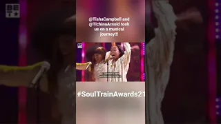 Tisha Campbell and Tichina Arnold know how to open up a show!!! 🔥🔥 #shorts #soultrainawards