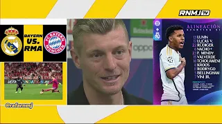 DECLARACIONES Kroos post Bayern 2-2 Real Madrid (30/04/2024)