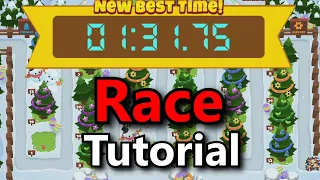 BTD6 Race Tutorial || Egg And Spoon