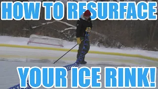 How to Resurface your Backyard Ice Rink // NiceIce Resurfacer