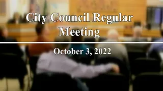 Issaquah City Council Meeting - October 3, 2022