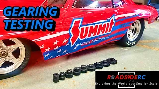 Best Gearing For Losi 22S no Prep Drag Car! TESTED!