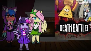 Mlp react to Discord vs Bill cipher