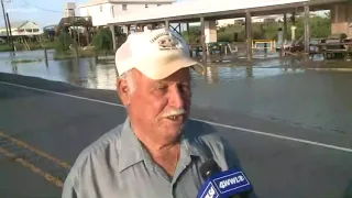 Hurricane Michael causes higher than normal water levels in Louisiana