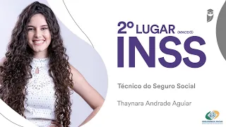 ENTREVISTA: Conheça Thaynara Andrade Aguiar, aprovada no concurso INSS em 2° na GEX Maceió