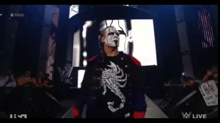 Sting's Entrance on WWE RAW - 3/23/15 HQ