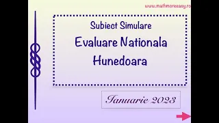 Simulare Hunedoara Ianuarie 2023