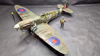 Spitfire MK.II ACES HIGH Iron Maiden model build.