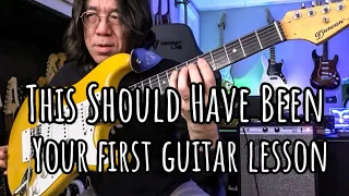 This Should Have Been Your First Guitar Lesson - Chromatic Scale