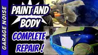 How to do auto body and paint repair on your car! diy auto body, Roberlo Me1, 3m Accuspray gun