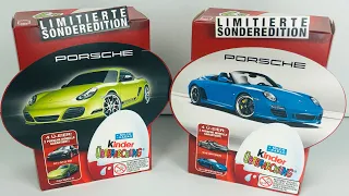 Киндер Сюрприз Порше 2 2012 Распаковка старых киндеров Kinder Überraschung Porsche 2012