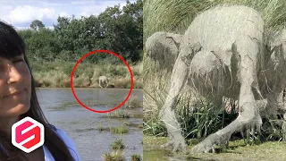 SOSOK MISTERIUS DI PINGGIR RAWA TEREKAM, Benarkah Mahluk Penuggu Rawa?