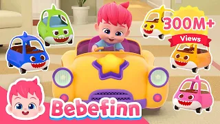 Run Away Baby Car!🚗 | EP38 | Baby Shark Doo Doo Doo | Bebefinn Songs for Kids | Nursery Rhymes