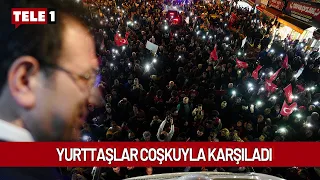 İmamoğlu'nun halkı selamlamak için çıktığı ilçe turu mitinge dönüştü