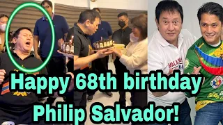 Philip Salvador na Videohan ni Robin Padilla Ng bumirit SA pag kanta SA kanyang ika 68th Birthday