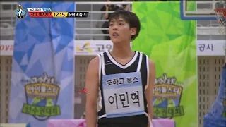 【TVPP】 MinHyuk(BTOB) -  Free Throw, 민혁(비투비) - 자유투 기회 @ 2015 Idol Star Championships