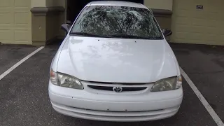 Long Term ownership review, 1998 Toyota Corolla VE. High mileage: 275,733 miles